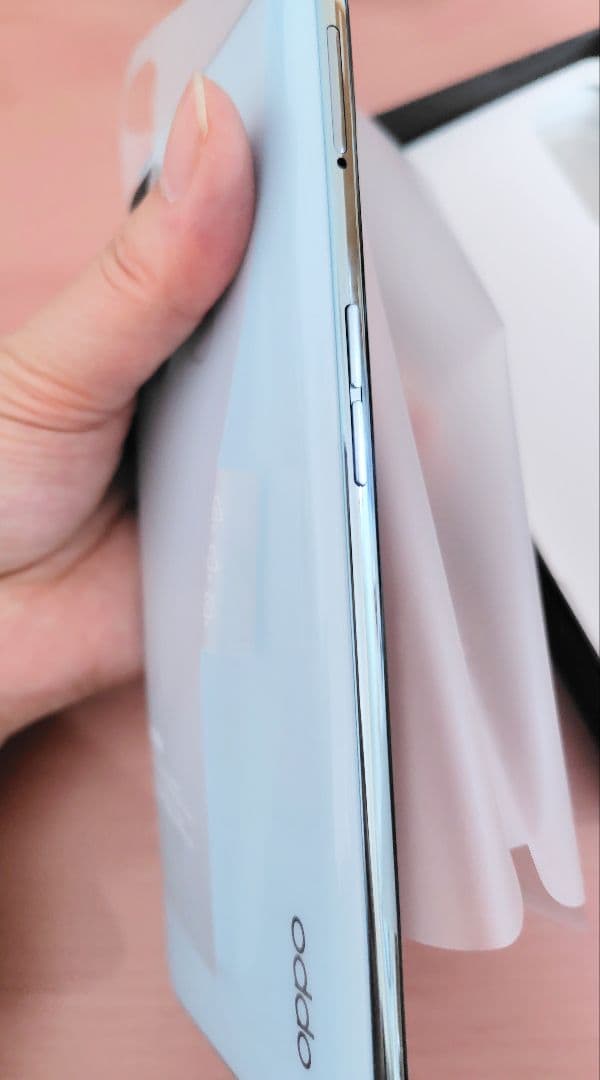 美品・箱付　Oppo Reno5A アイスブルー Simフリー版 Redmi