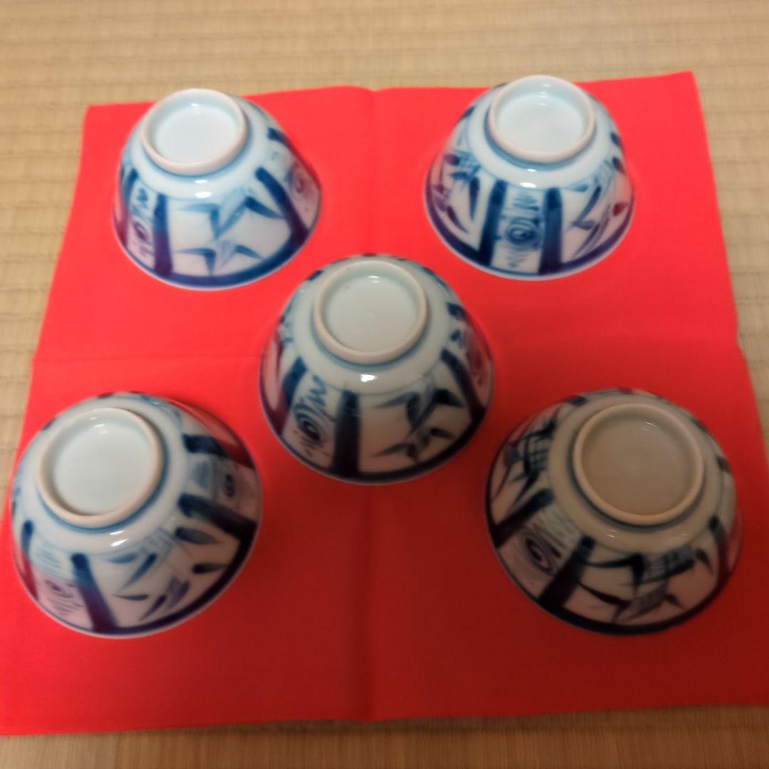 I 72 　 古伊萬里　汲出し＆小鉢・5客