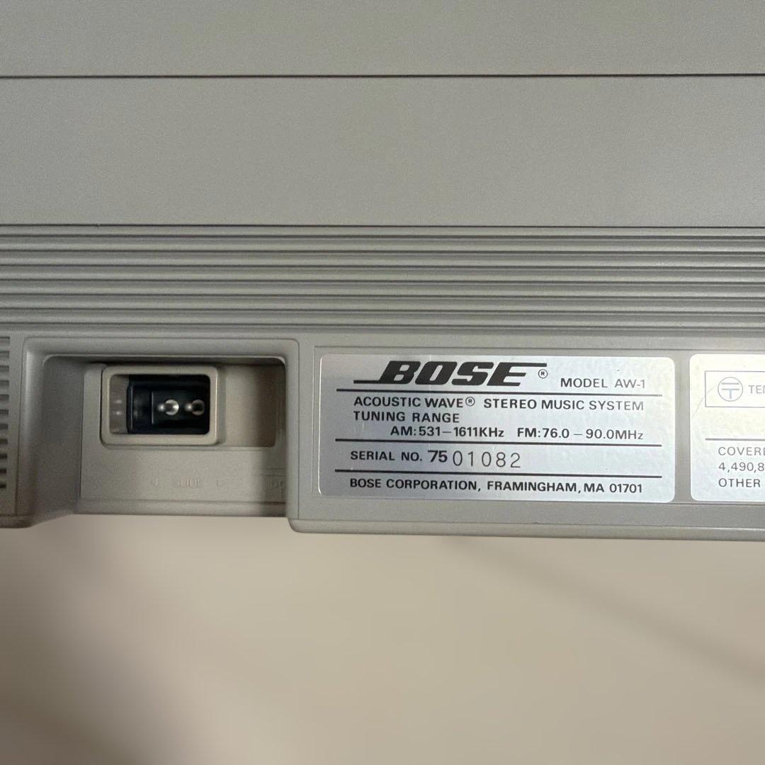 ジャンク❗️BOSE Wave music system AW-1 キャリー付き