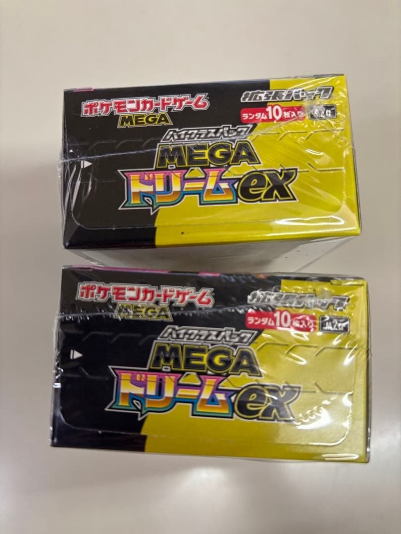 ポケモンカードbox MEGAドリームex 計2箱 シュリンク有　③