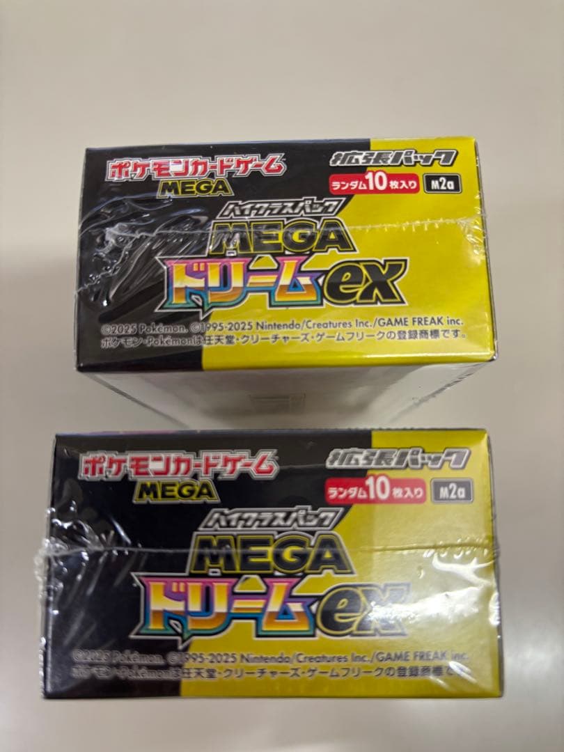 ポケモンカードbox MEGAドリームex 計2箱 シュリンク有　③