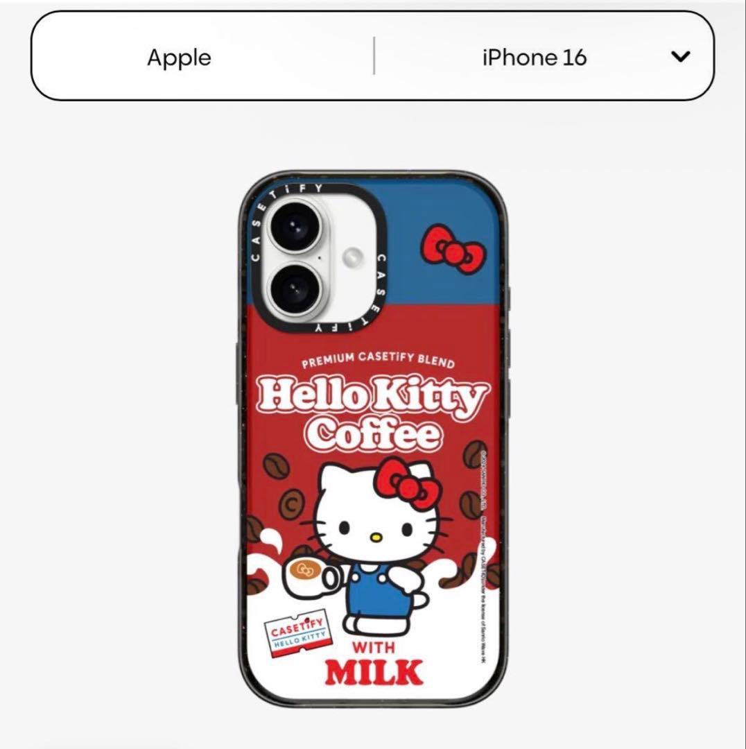 新品未使用⭐︎ハローキテイ×Casetify iPhone16 ケース