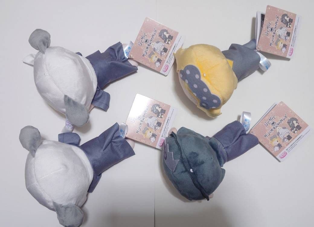 真天地開闢集団　ジグザグ×サンリオキャラクターズ 寝そべりぬいぐるみ 4個セット