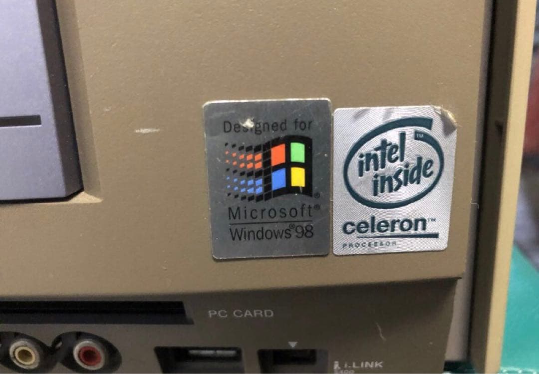 SONY VAIO PCV-R60 動作確認済 Windows98 デスクトップ