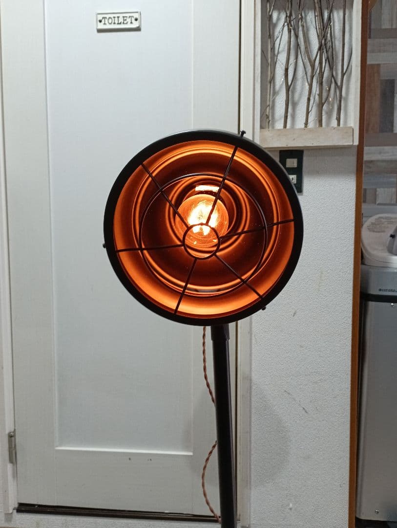 インダストリアル フロアスタンド 黒