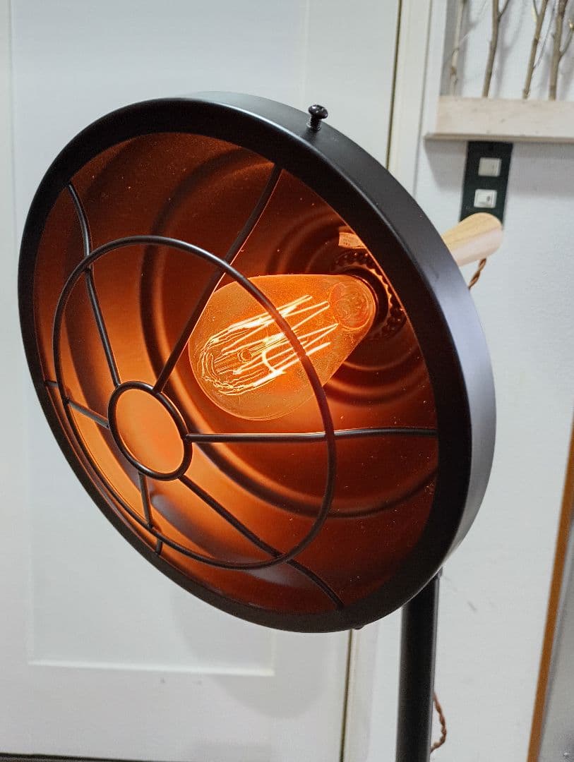 インダストリアル フロアスタンド 黒