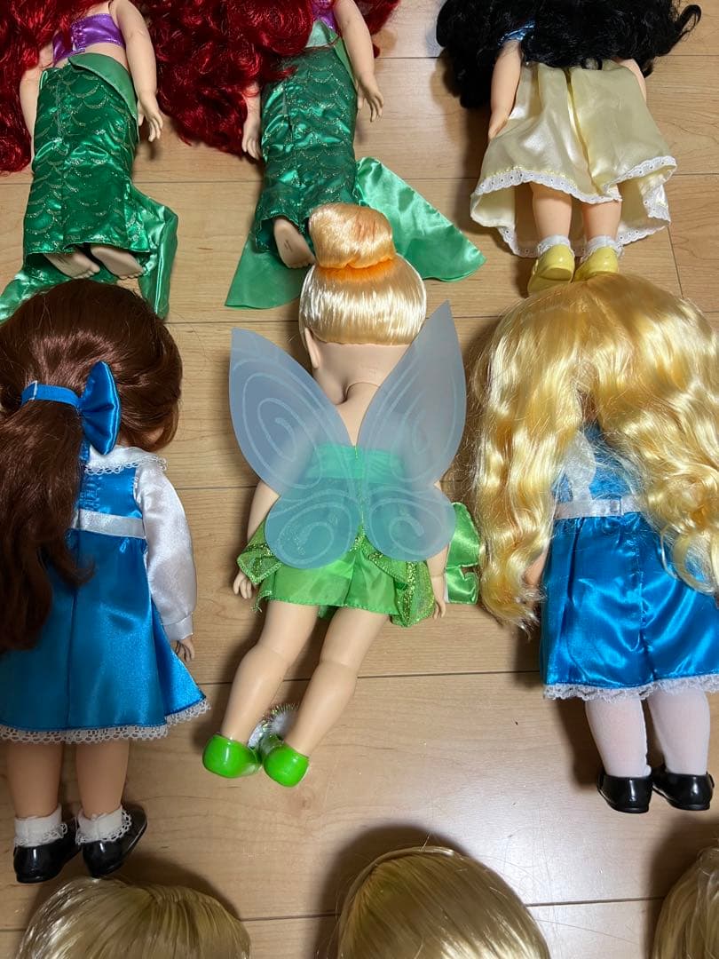 ディズニー、アニメータードールの人形セット（アリス、ラプンツェル、ベル）