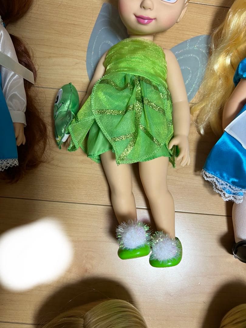 ディズニー、アニメータードールの人形セット（アリス、ラプンツェル、ベル）