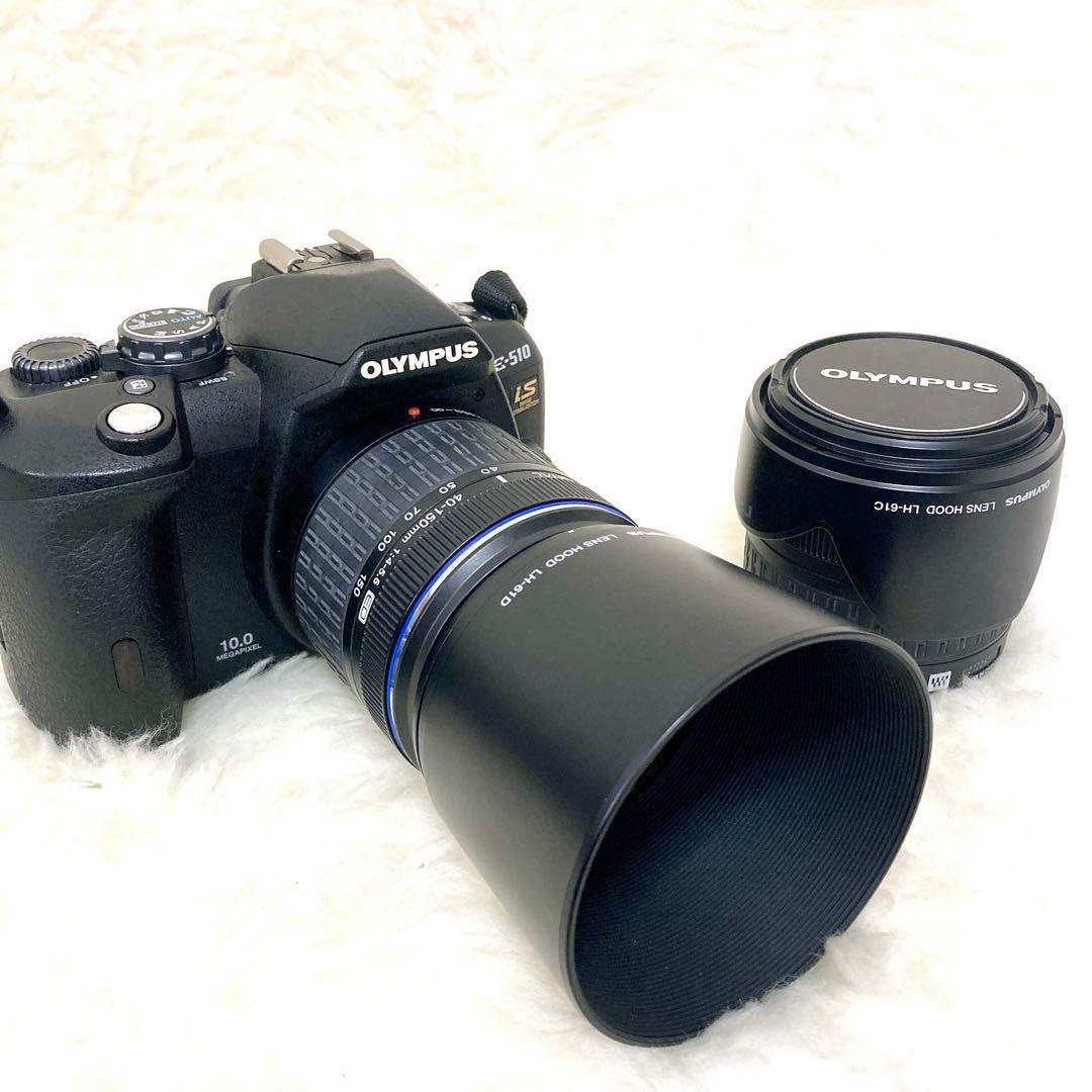 OLYMPUS オリンパス E-510 ズームレンズ2本 デジカメ 一眼レフ