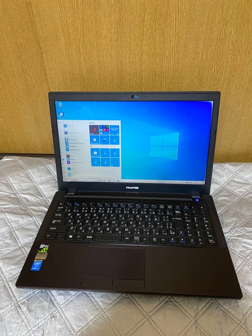 FRONTIERノートPC 15.6インチWindows 10 リカバリソフト付