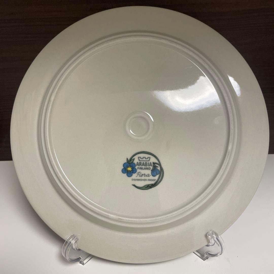 Arabia/ アラビア/ flora フローラ プレート 約26㎝④