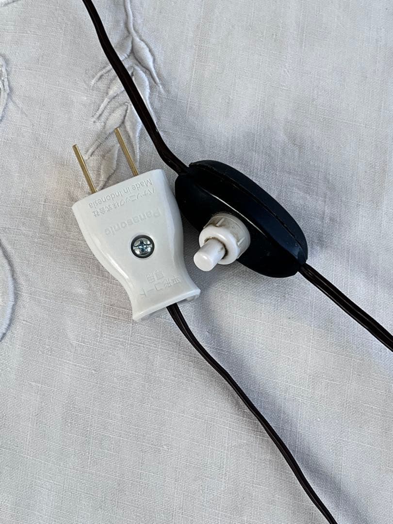 【美品】フランスアンティーク ブロンズ装飾 ガラスドロップ 卓上ランプ 3055