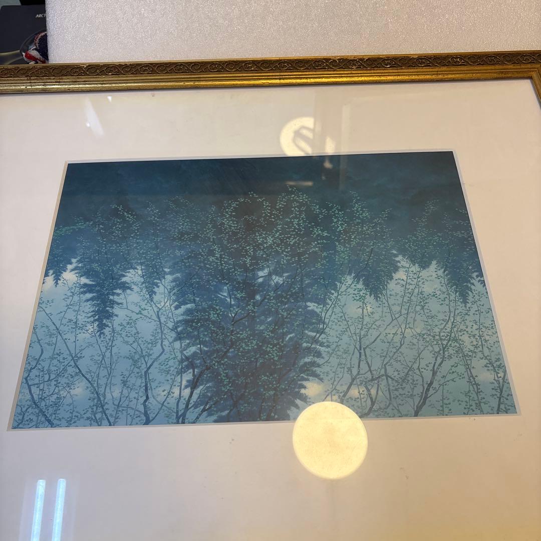 リトグラフ作品　春兆？QW4757