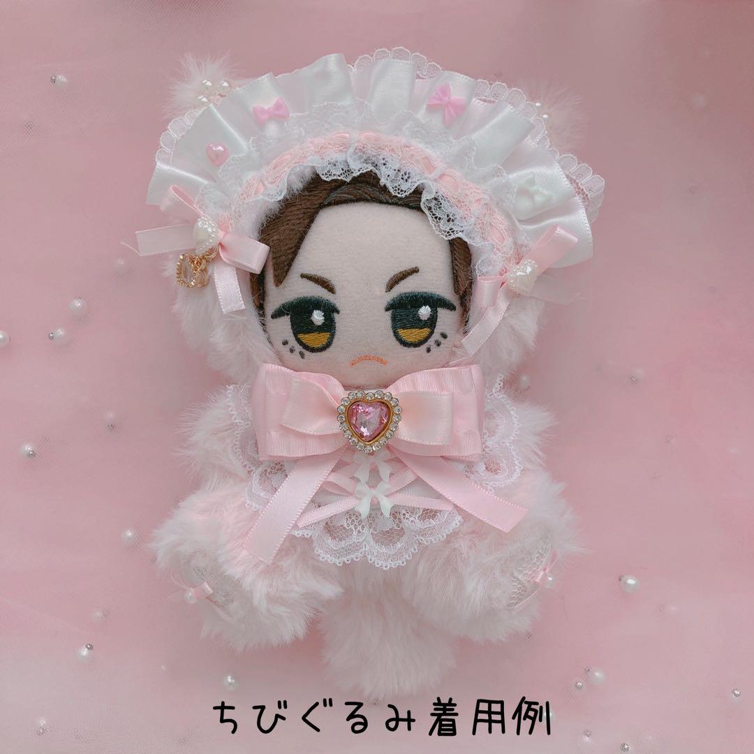 おすわり ぬい服 着ぐるみ 10cm〜13cm メイドネコ ちびぐるみ