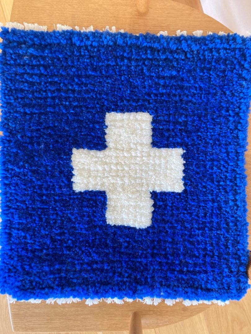 ノッティング織り　椅子敷き【最終価格】