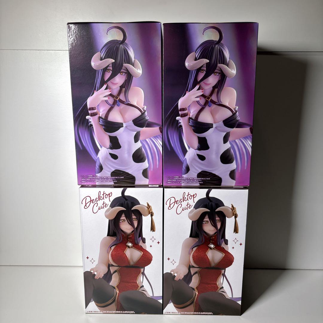 未開封 オーバーロード アルベド フィギュア 4体セット ミニドレス チャイナ