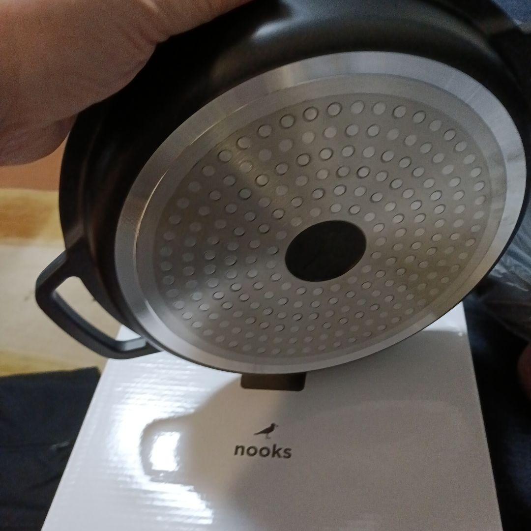 お値下げ！IH対応　ヌークス 無水調理鍋 24cm