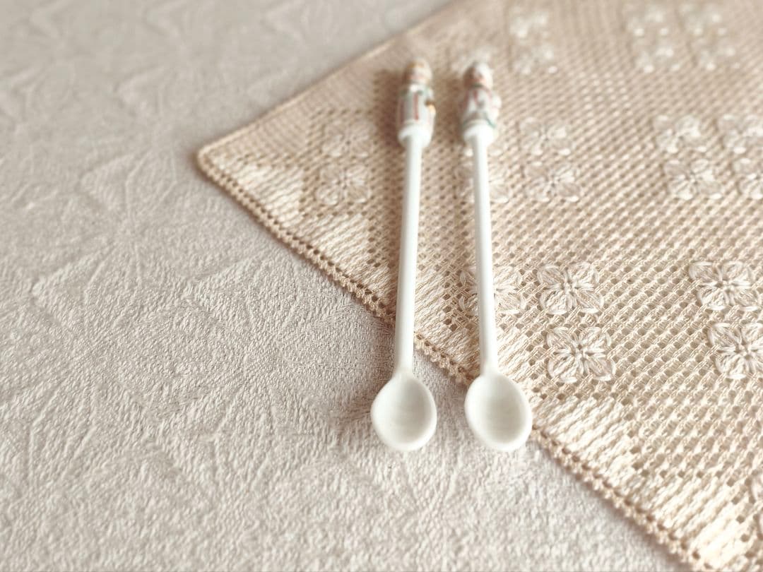 【meryukiさま】vintage spoon ❀ 女の子の マドラースプーン