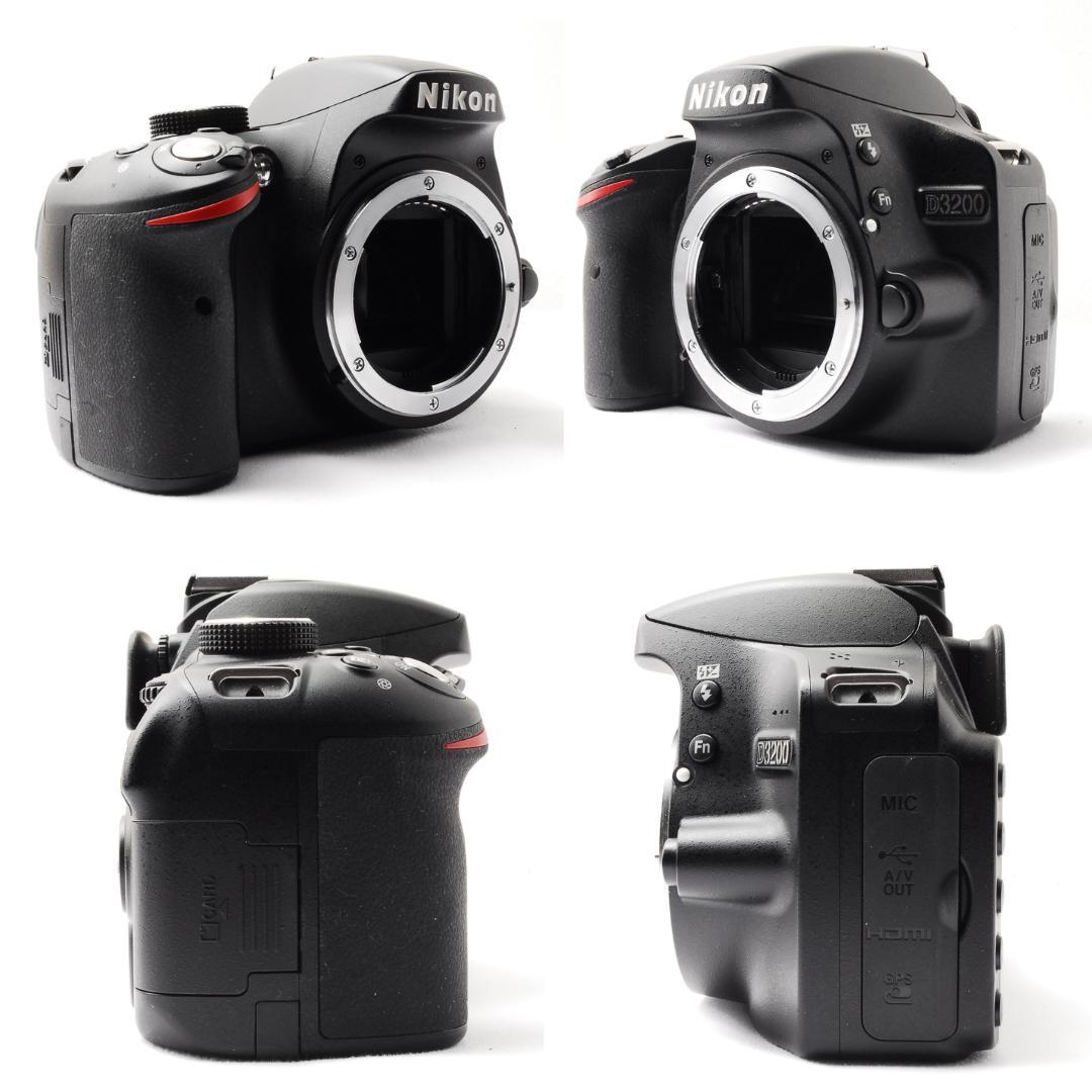 初心者オススメ⭐️Nikon D3200 レンズセット スマホ転送 バッグ付