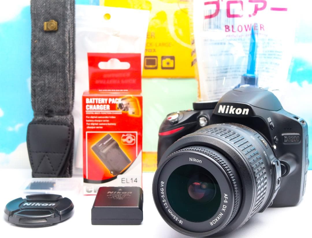 Nikon D3200⭐️スマホ転送できる⭐️高画質一眼レフ⭐️動画撮影可