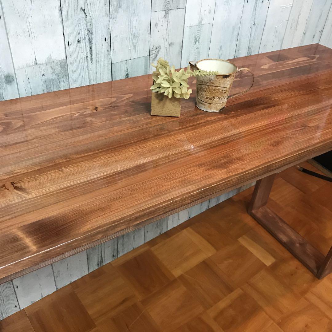 机 テーブル カウンター 幅120cm ヒノキの集成材