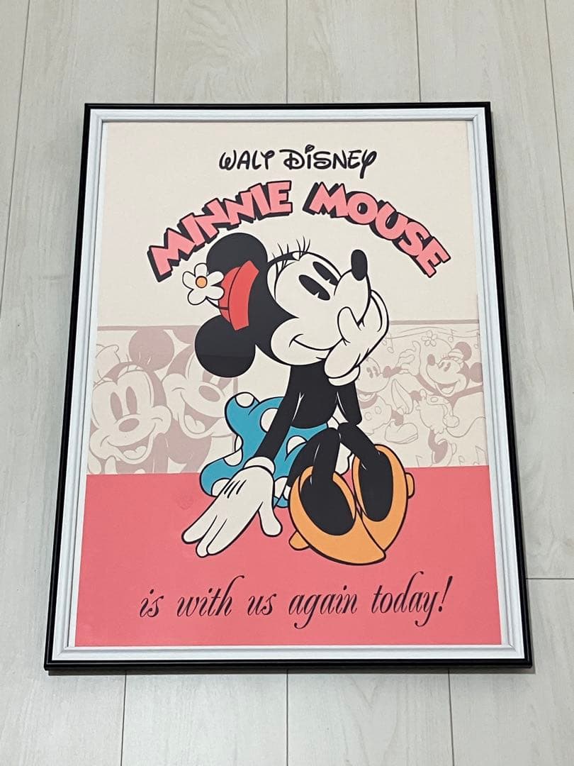 【額縁付き】A2 ポスター Disney ディズニー ミニー 2
