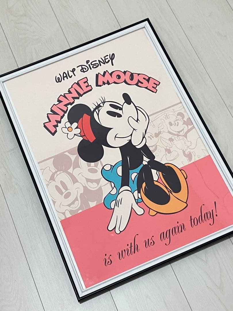 【額縁付き】A2 ポスター Disney ディズニー ミニー 2