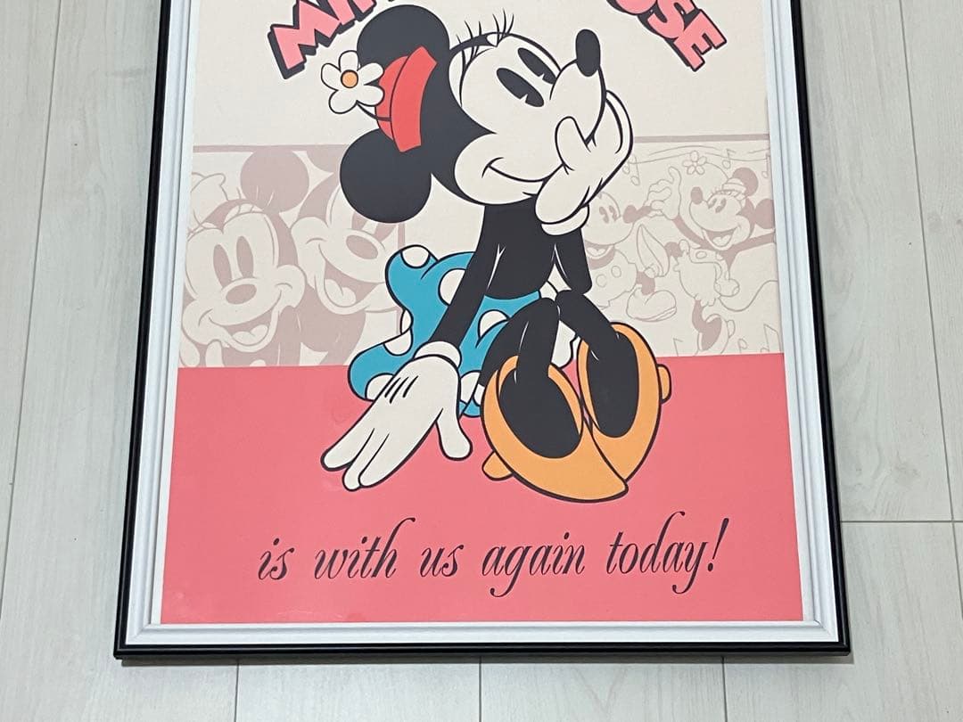 【額縁付き】A2 ポスター Disney ディズニー ミニー 2