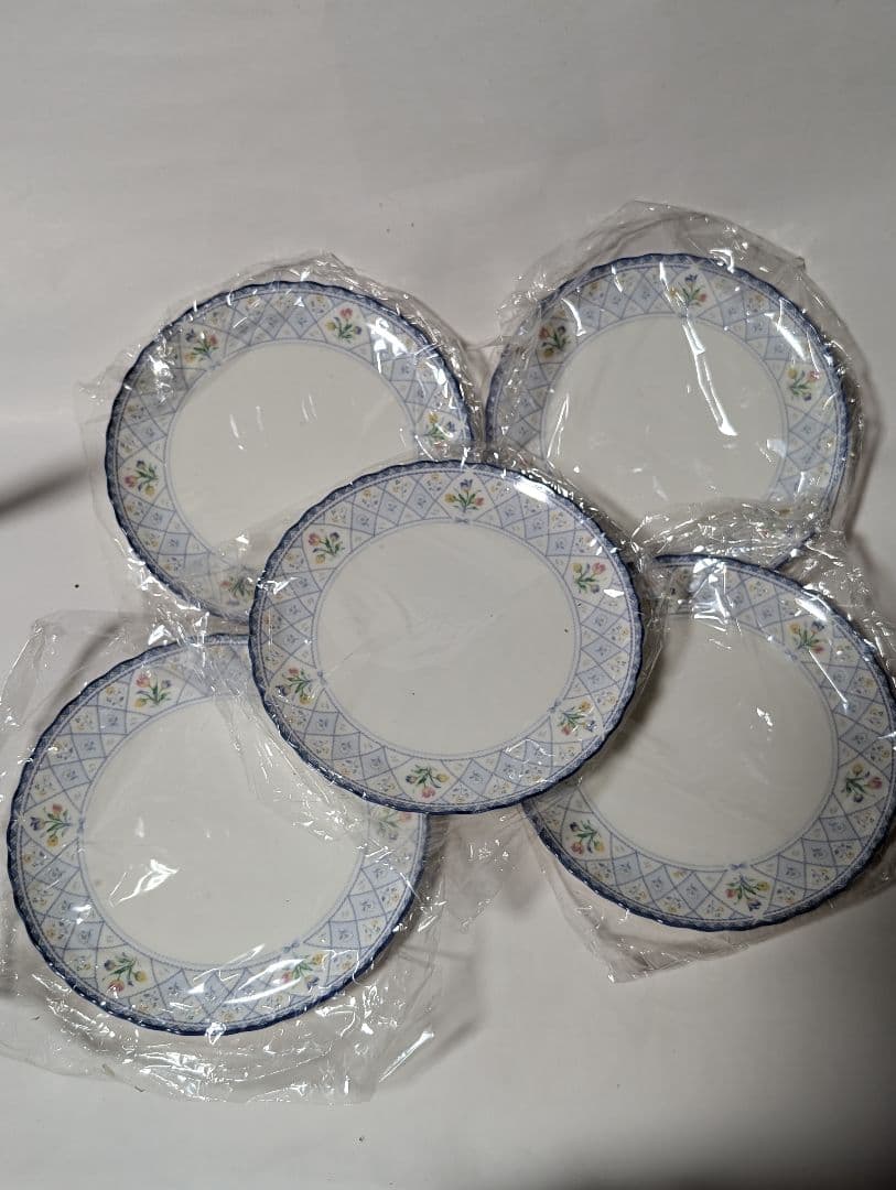 （T!!）ノリタケ　ORANGERIE 4504 陶器製の皿 5枚セット