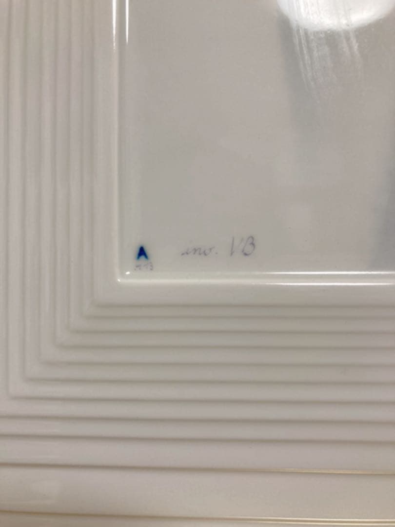 マイセン　額装プラーク　フルーツ　金彩　アトリエA ヴィンテージ　大型陶板　壁掛