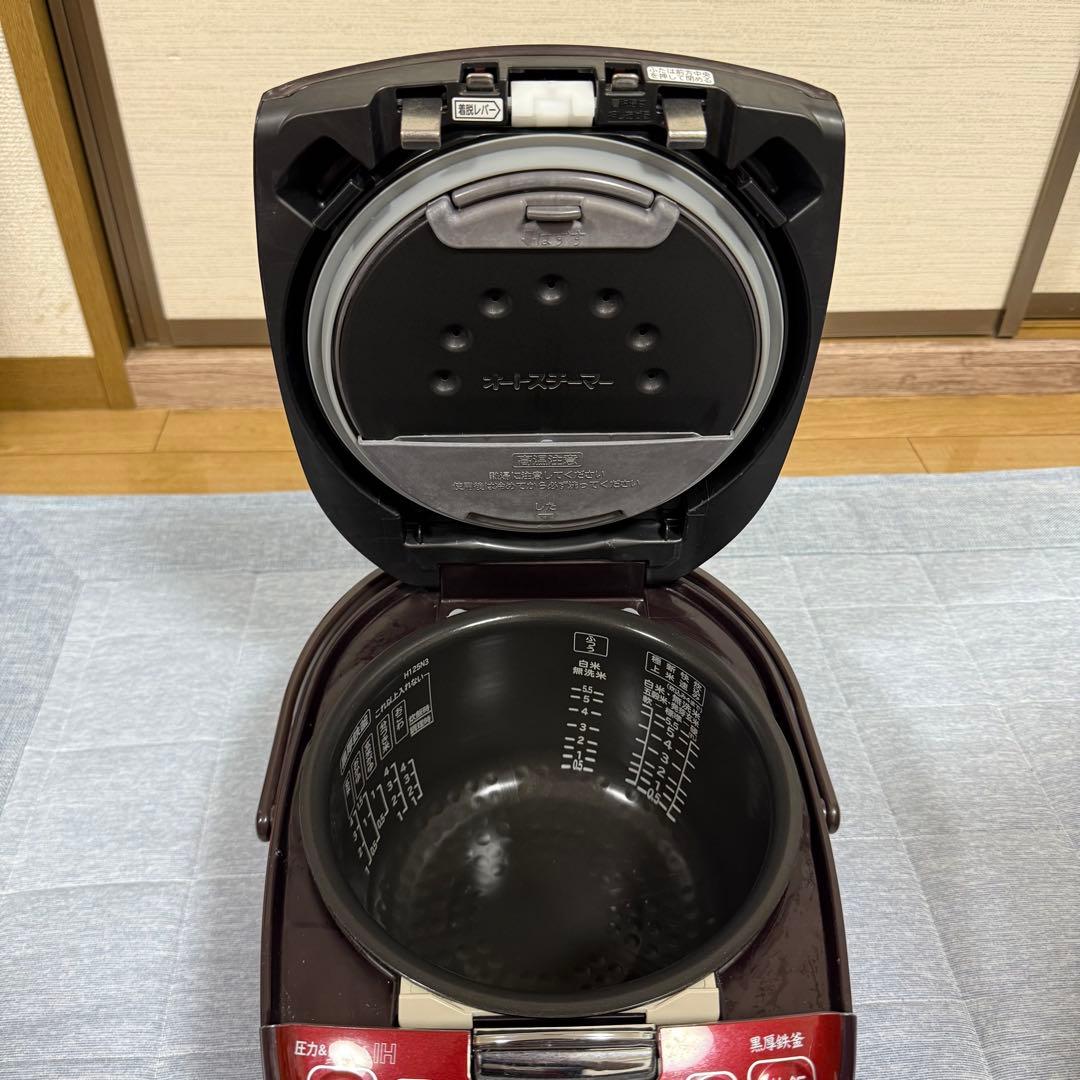 RZ-SG10J 2018年製 HITACHI 圧力IH炊飯器 黒厚鉄釜
