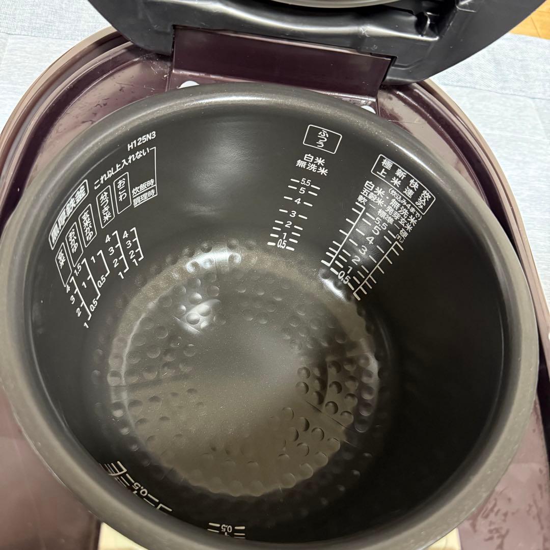 RZ-SG10J 2018年製 HITACHI 圧力IH炊飯器 黒厚鉄釜