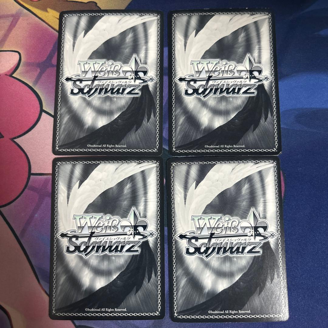 ヴァイスシュヴァルツ 初音ミク サイン 4枚セット