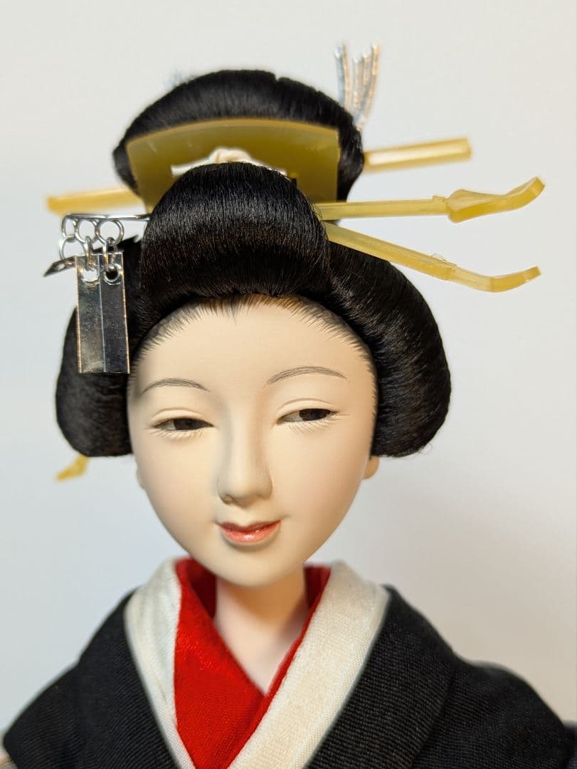 手足稼働　胡粉ヘッド付ドール　芸者『真琴』1/6ドール、ドール本体とスタンドのみ