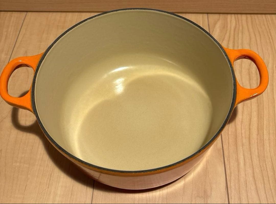 ル・クルーゼ　両手鍋 オレンジ　20cm
