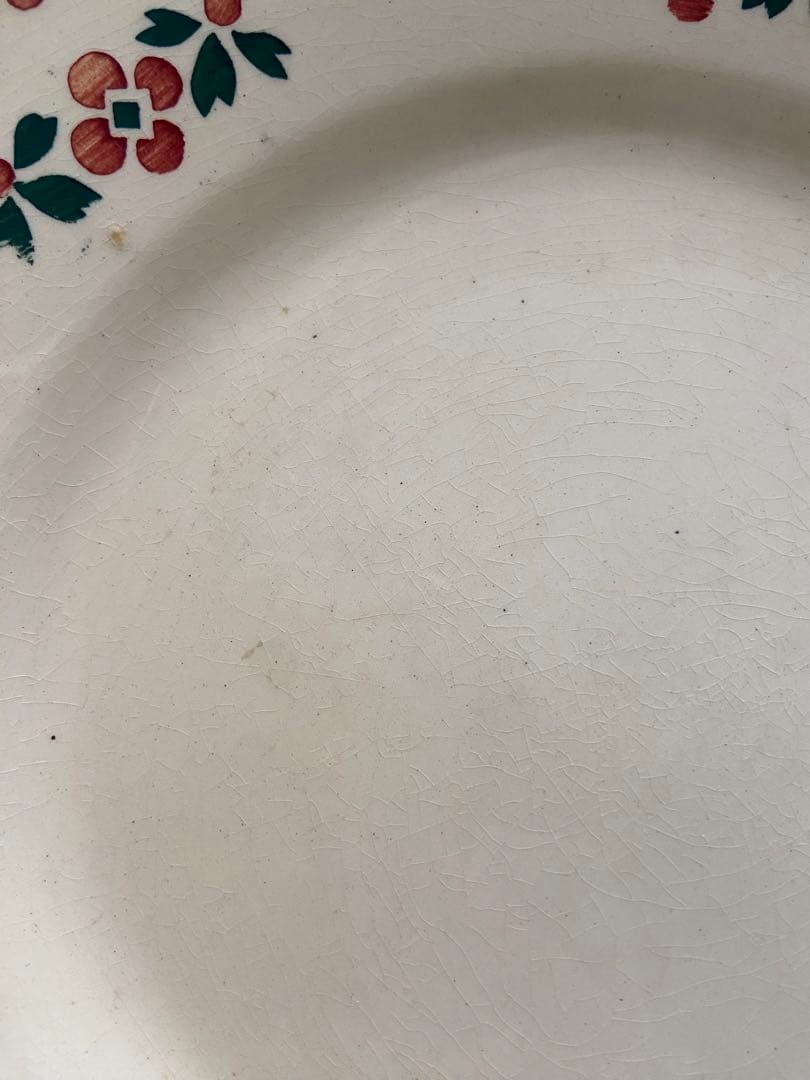 最終値下げフランスアンティークChoisyleRoiデザートプレート2枚セット①