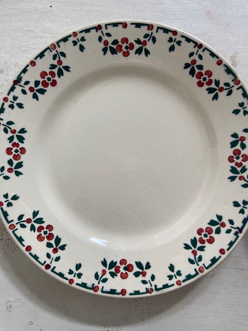 最終値下げフランスアンティークChoisyleRoiデザートプレート2枚セット①