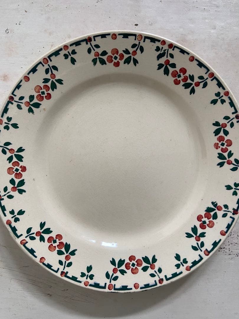 最終値下げフランスアンティークChoisyleRoiデザートプレート2枚セット①