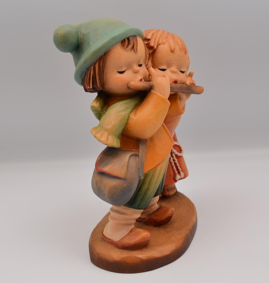 デュエット　アンリ　ANRI　フェランディス　木彫り人形　イタリア　14ｃｍ