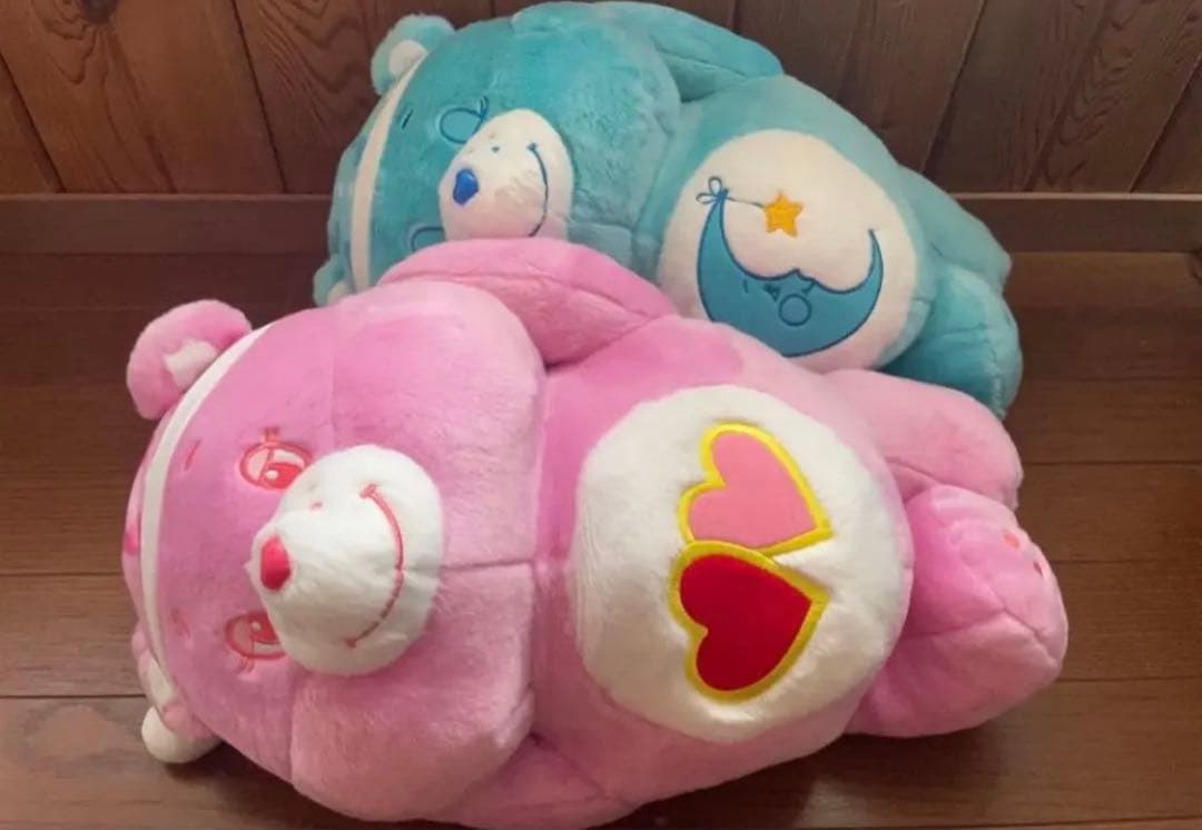 ケアベア ショルダーバッグ　care bears すやすやBIGぬいぐるみ