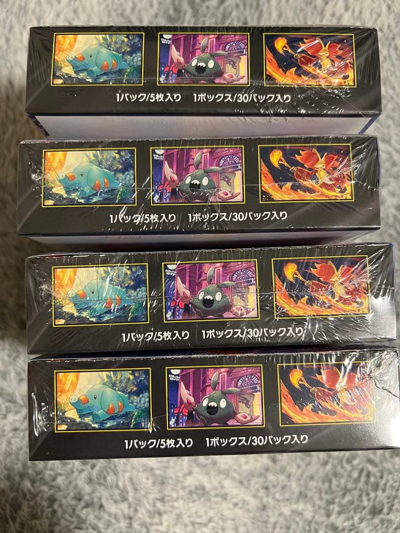 ポケモンカード ニンジャスピナー 4BOX シュリンクあり 新品未開封BOX