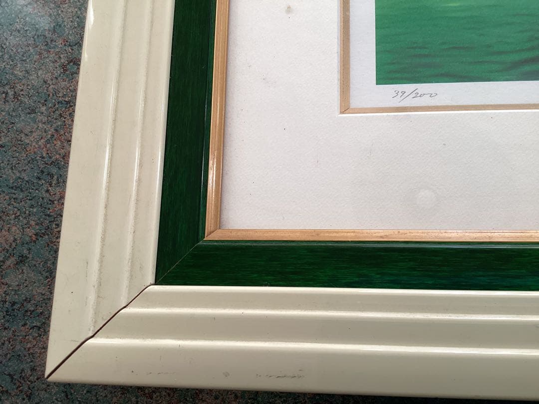 ディズニー　グリーンヴェニス塚本馨三　アート　絵画　シルクスクリーン　直筆サイン