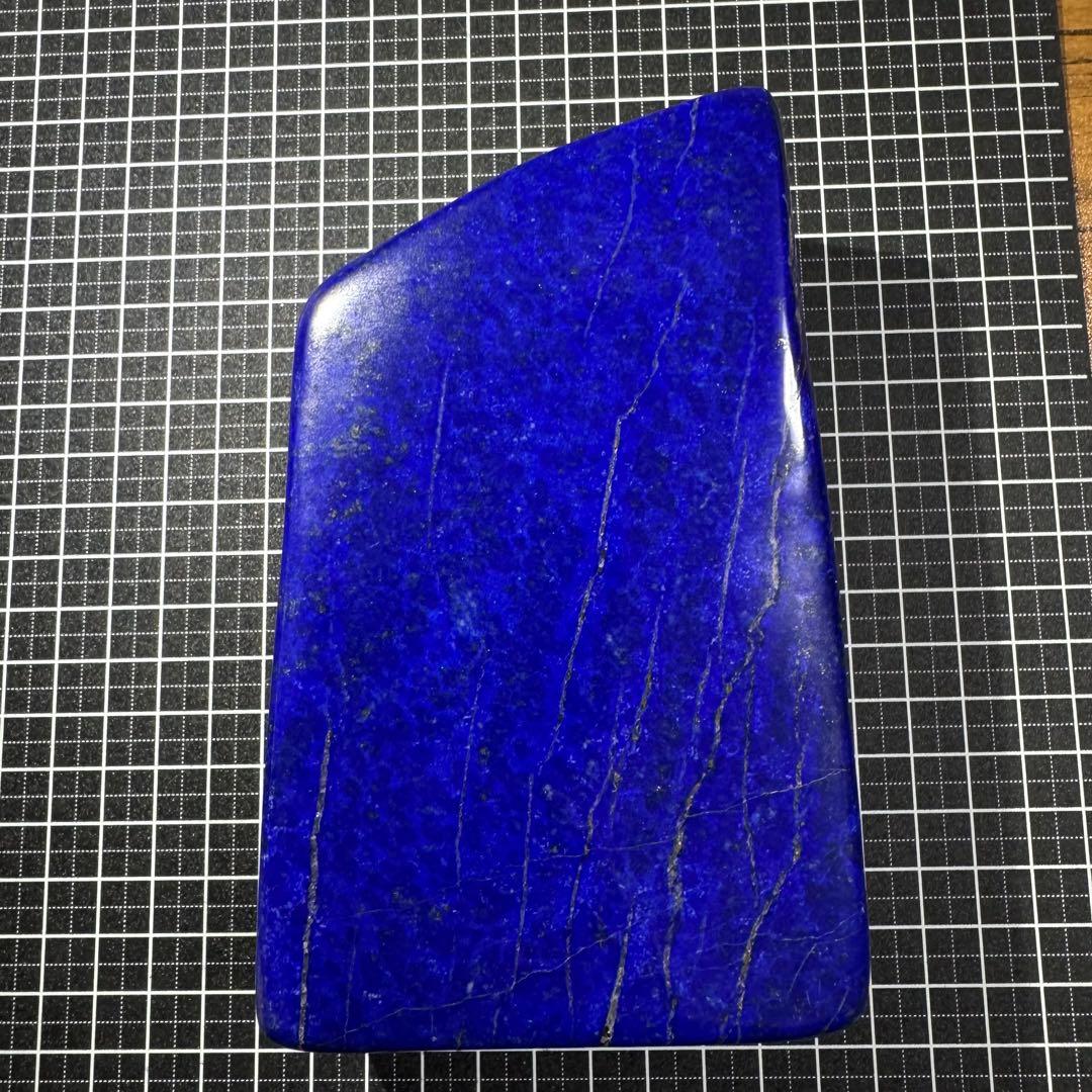 ☆ラピスラズリ☆5A☆引寄せ☆約1474gアフガニスタン産☆天然無着色☆木製台座