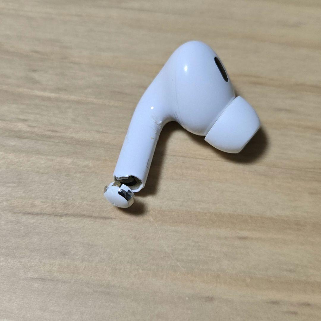 AirPods Pro（第2世代）左耳外装破損 動作OK ケース・右耳良好
