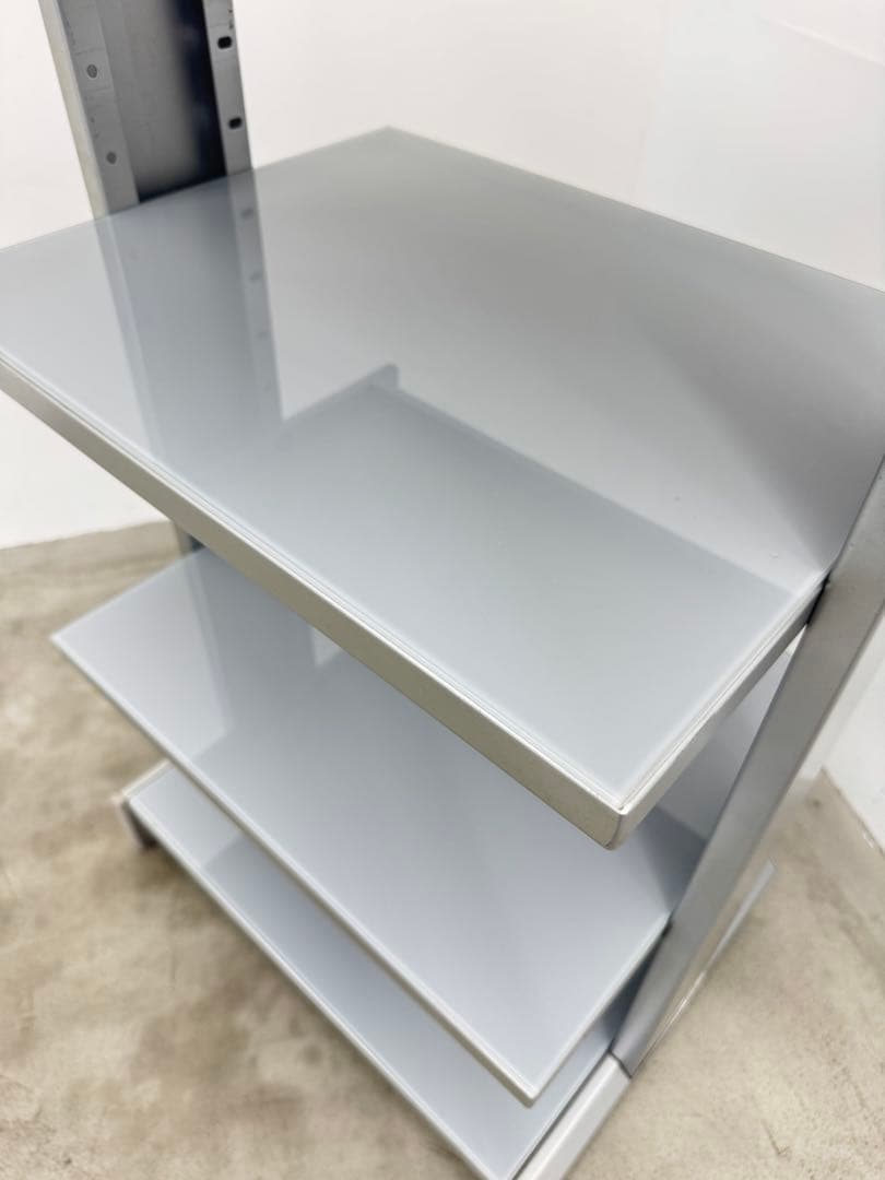 SOUND ORGANISATION オーディオラック ガラス スチール 5段