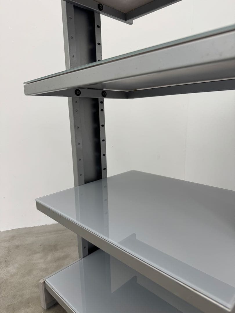 SOUND ORGANISATION オーディオラック ガラス スチール 5段