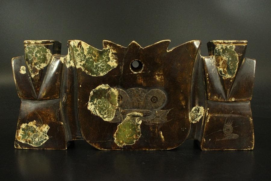 中国美術 玉石 刻 祭具 古代(A885)