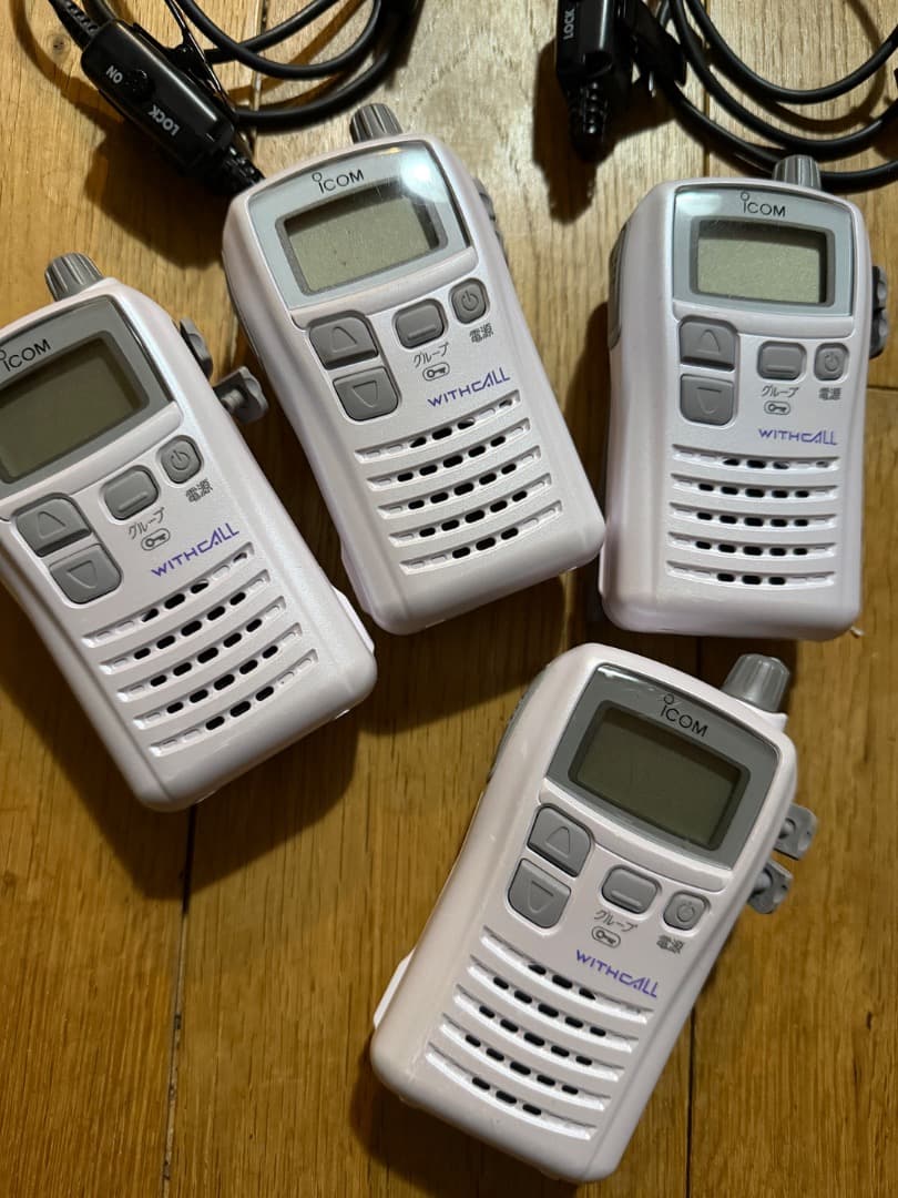 アイコム　IC-4100 +イヤホンマイク HM179L ［5台セット］