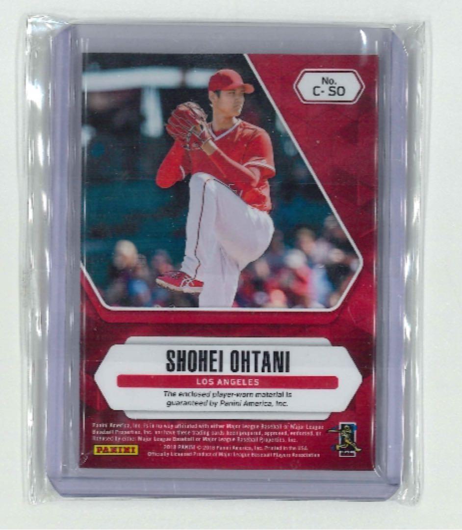 大*！様 【タイムセール】panini 大谷翔平 2018 ルーキー 実使用ジャ