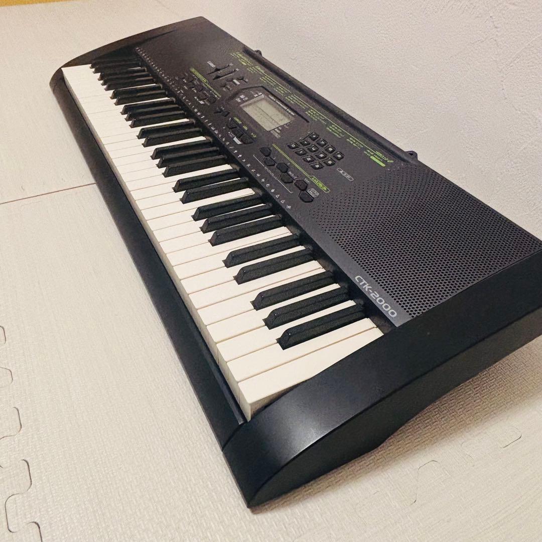 CASIO 電子キーボード CTK-2000 61鍵 動作品 アダプター付